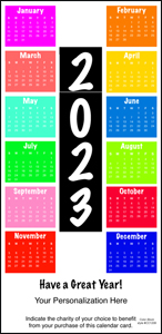 CC1109 Color Block Calendar