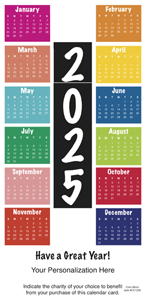 CC1109 Color Block Calendar