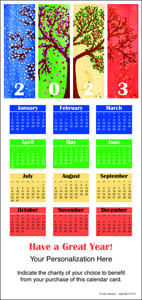 CC1413 Tis The Season Calendar Card