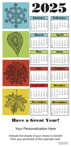 Seasonal Symbols Calendar Card