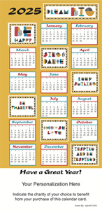 Dream Big Calendar Card