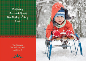 All About Plaid Photo Card SLCHPCF1221