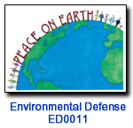 Peace on Earth card supporting Environmental Defense 