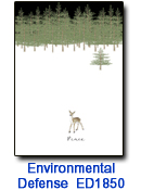 ED1850 Peaceful Deer charity holiday card