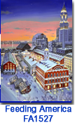 FA1527 Boston Skyline holiday card