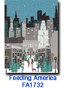 FA1732 City Center holiday card