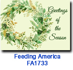 FA1733 Seasonal Wreath Holiday card