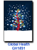 Winter Wonderland charity card supporting Global Health Council