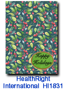 Seasonal Greens charity Holiday card supporting HealthRight International