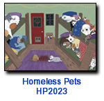 HP2033 Nap Time charity holiday card