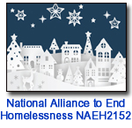 Paper Town charity card supporting National Alliance to End Homelessness