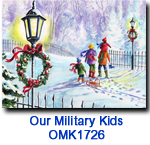 NFCR1623 Skater Kids holiday Card