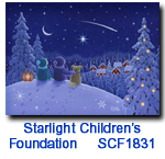 Peaceful Night card supporting Starlight Children's Foundation