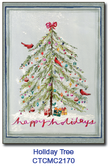 Holiday Tree charity Christmas Card Supporting Connecticut Children's 