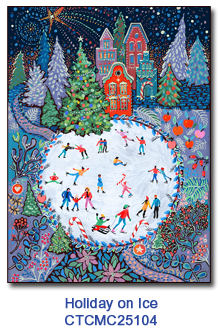 Holiday on Ice charity Card supporting Connecticut Children's 