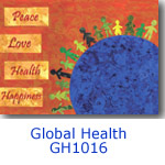  Peace, Love, Health Card supporting Global Health Council