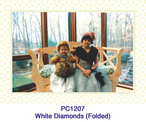 White Diamonds photo card PC1207