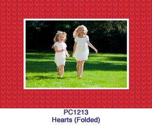 Hearts Photo Card PC1213
