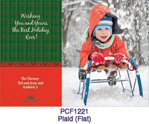 Plaid Phot Card PCF1221