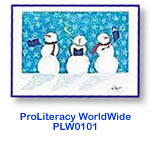 PLW0101 Three Snowmen reading