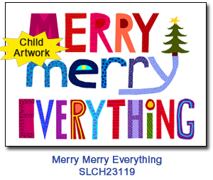 Merry Merry Everything charity holiday card supporting St. Louis Children's Hospital