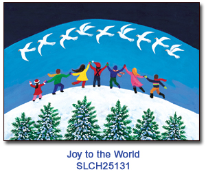 Joy on the Hill charity holiday card supporting St. Louis Children's Hospital